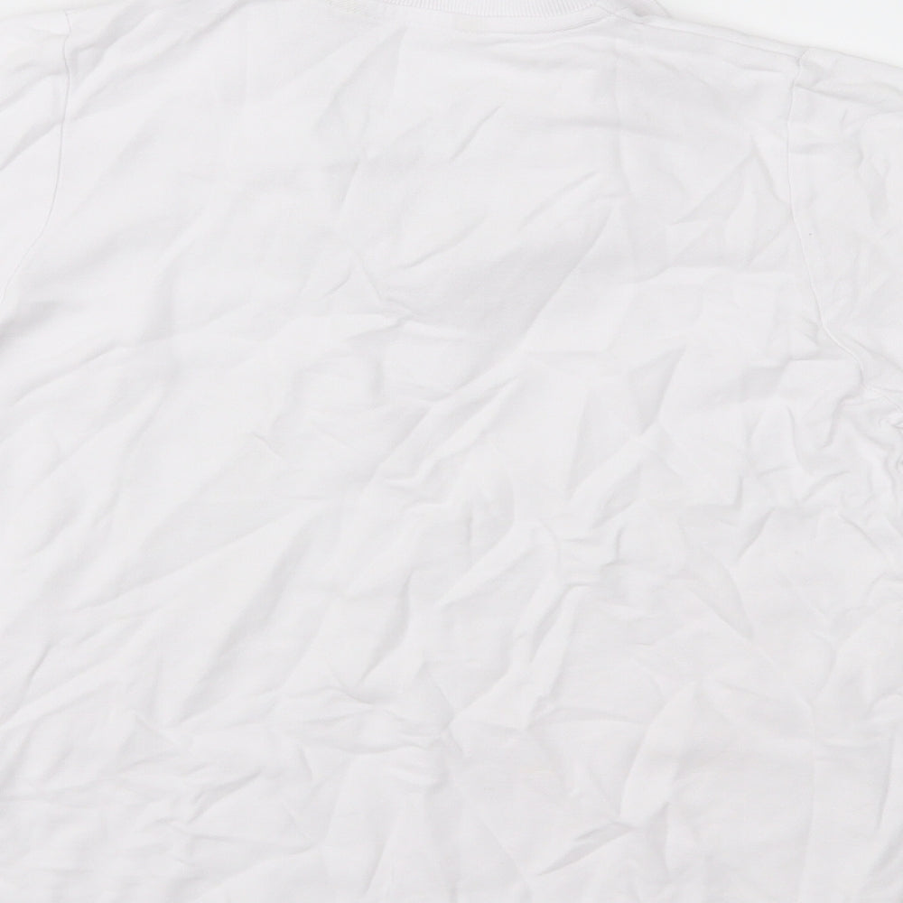 EWM Womens White   Basic Polo Size S