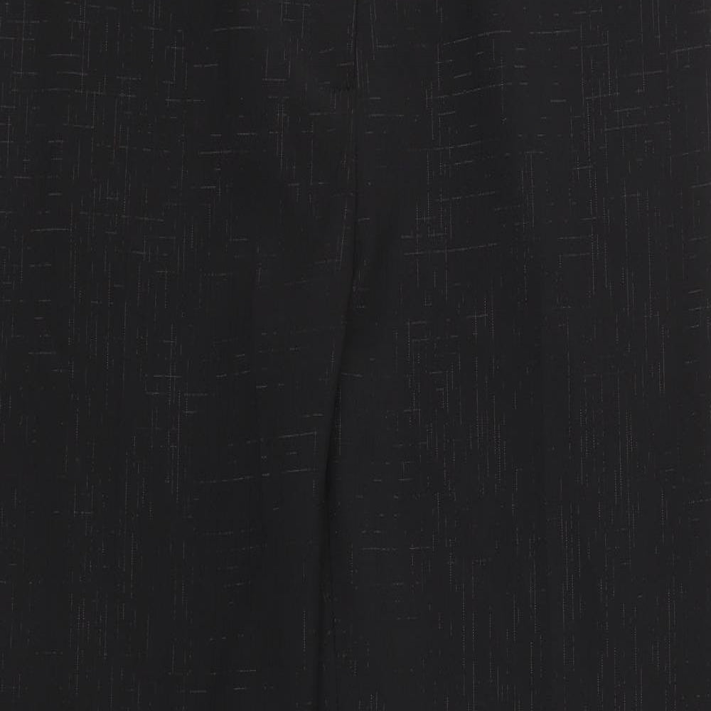 M&Co Womens Black   Trousers  Size 14 L29 in