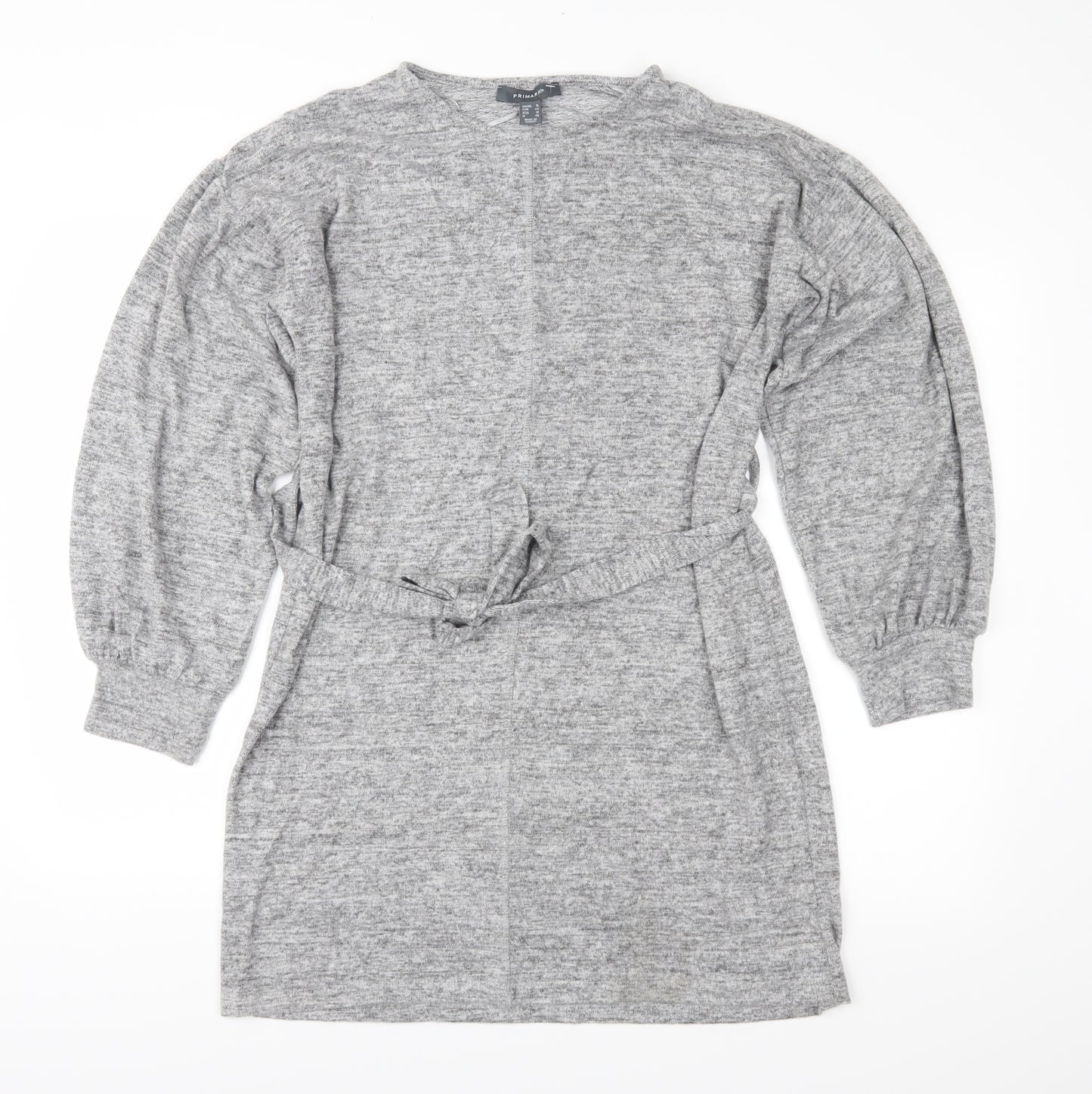 Primark Womens Grey  Knit Jumper Dress  Size 16