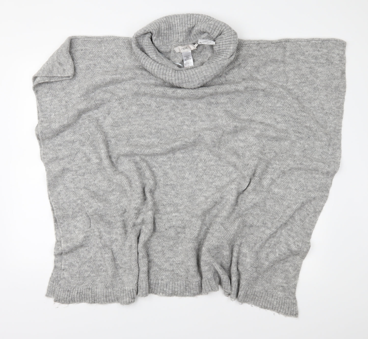 NEXT Womens Grey  Knit Pullover Jumper Size L