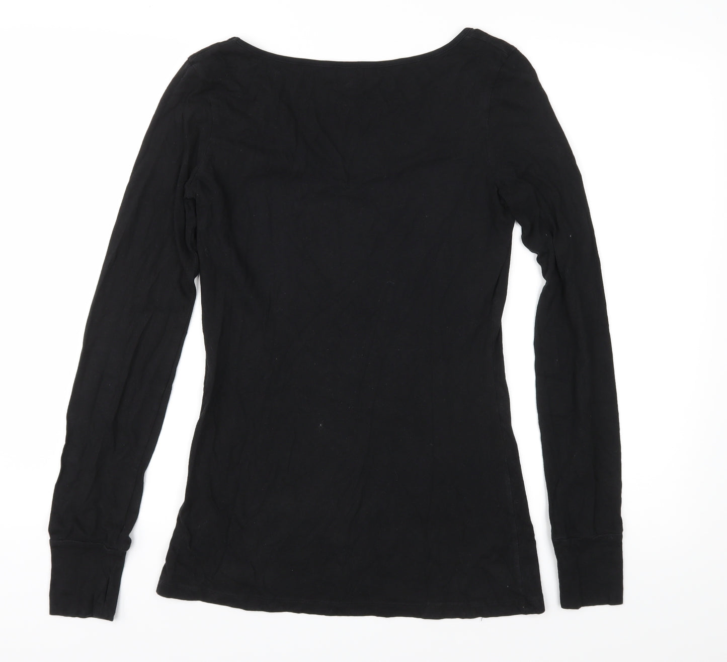 ASOS Womens Black  Jersey Basic T-Shirt Size 10
