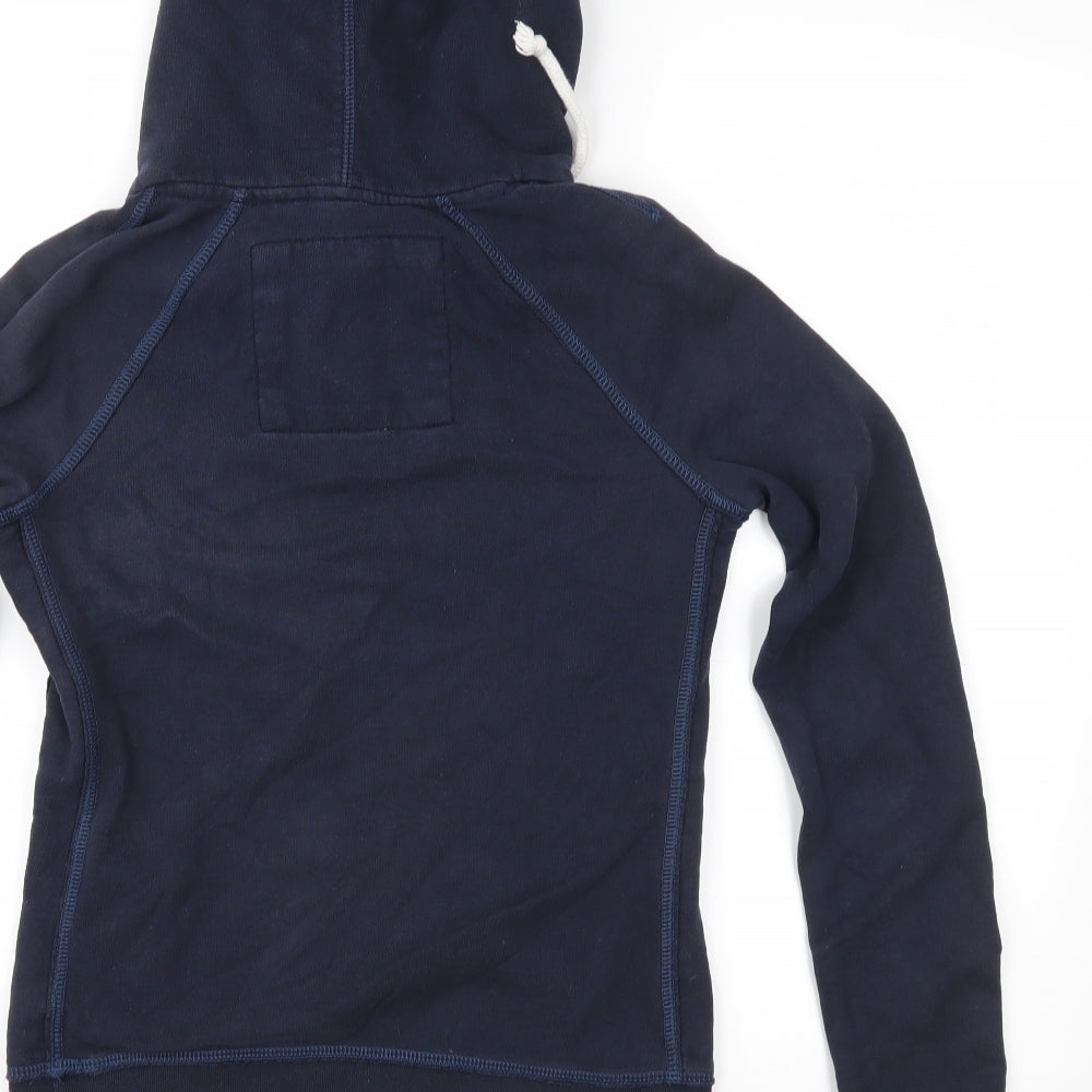 Abercrombie & Fitch Womens Blue  Jersey Pullover Hoodie Size M