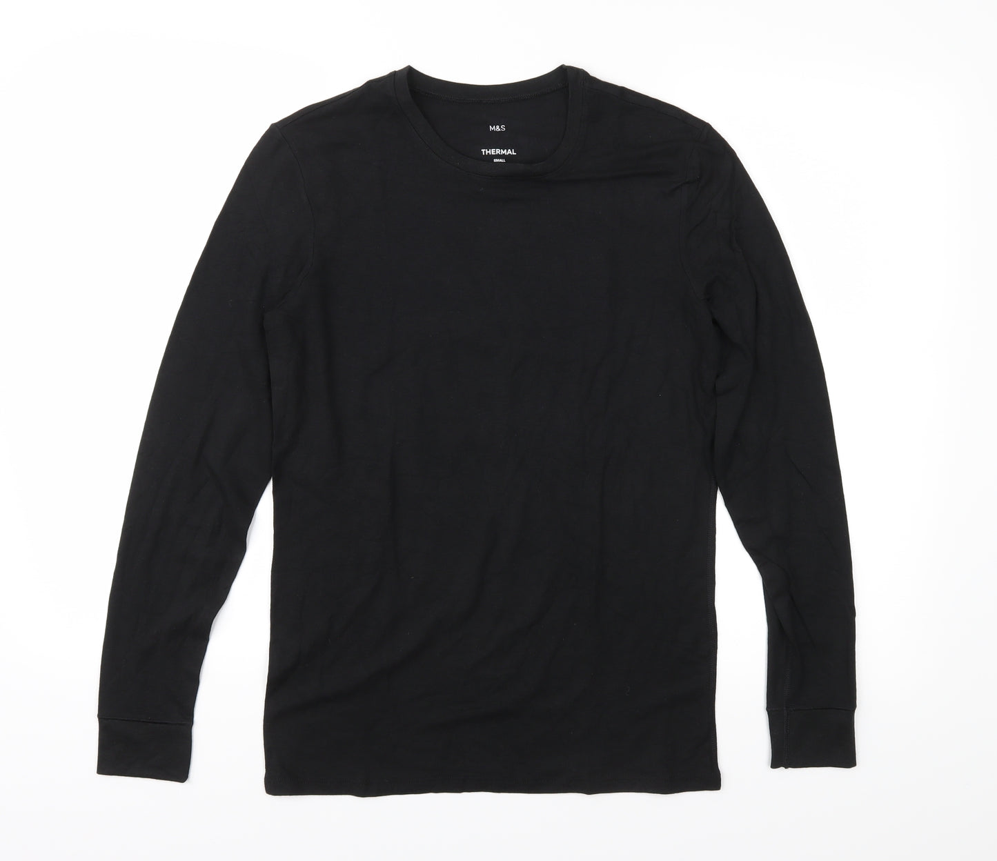 Marks and Spencer Mens Black  Jersey  T-Shirt Size S