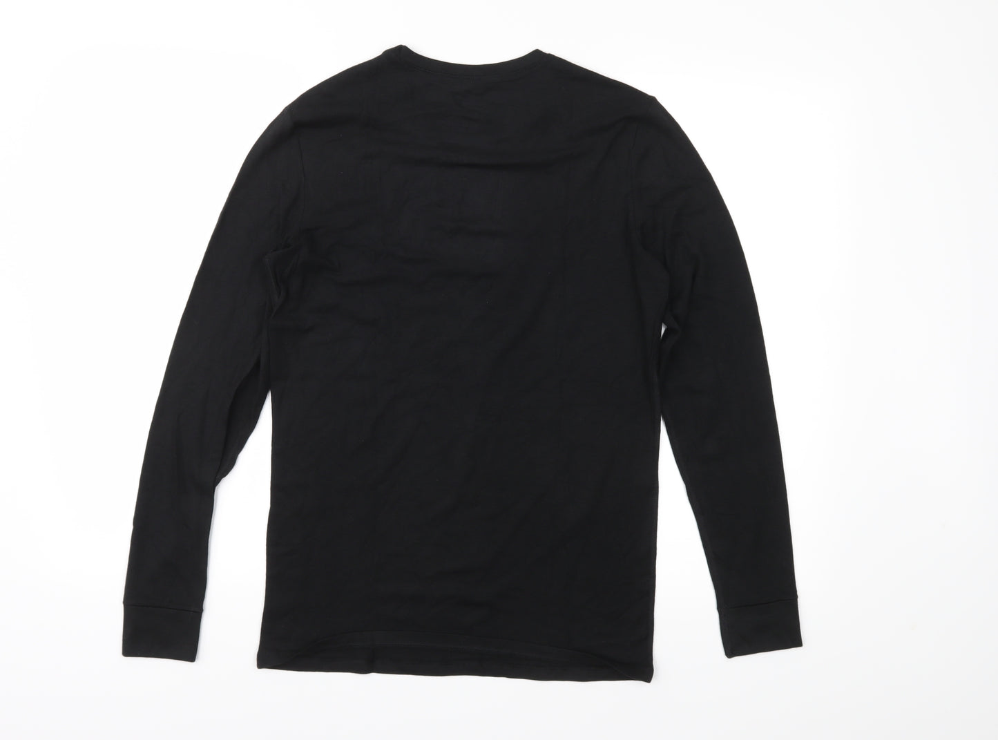 Marks and Spencer Mens Black  Jersey  T-Shirt Size S