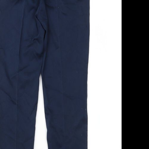 Marks and Spencer Womens Blue   Trousers  Size 8 L25 in