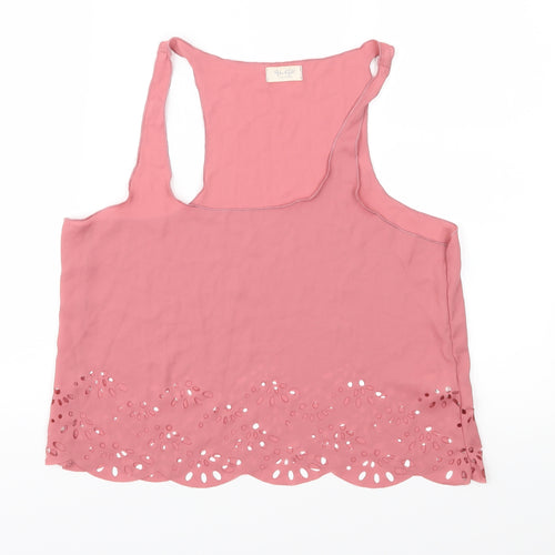 John Galt Womens Pink   Basic Blouse One Size