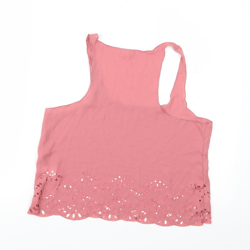 John Galt Womens Pink   Basic Blouse One Size