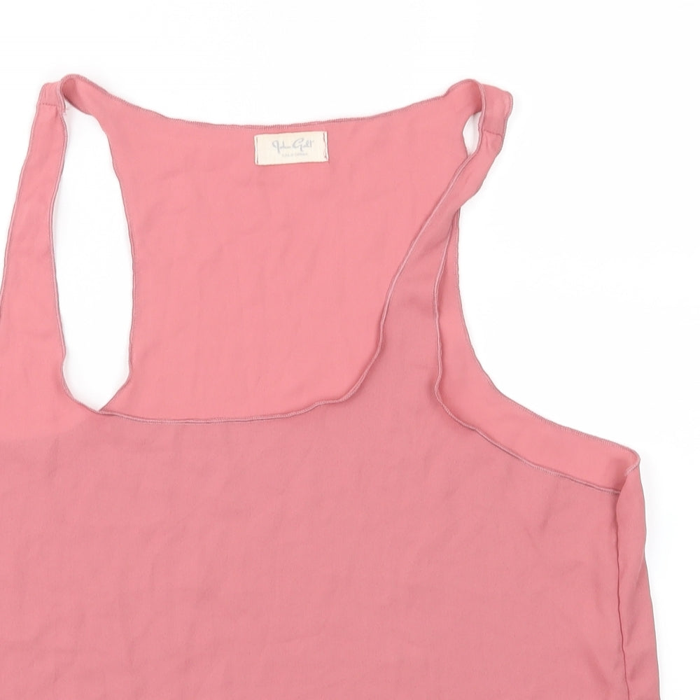 John Galt Womens Pink   Basic Blouse One Size