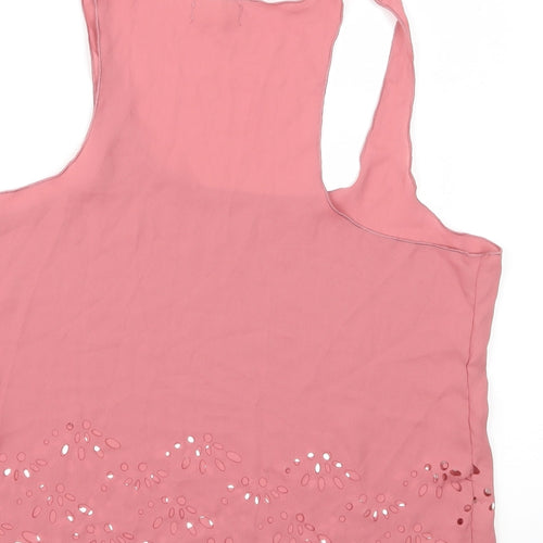 John Galt Womens Pink   Basic Blouse One Size
