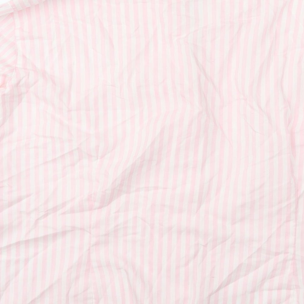Eterna Womens Pink Striped  Basic Button-Up Size 18