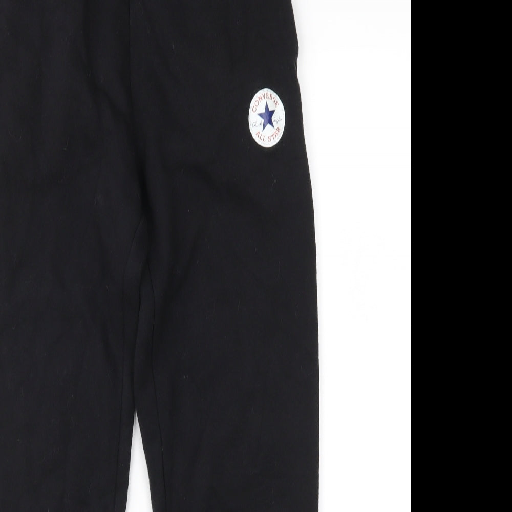 Converse Boys Black  Jersey Jogger Trousers Size 12-13 Years