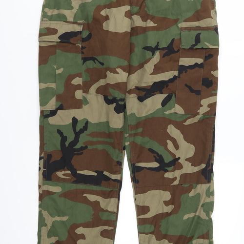 Mil-Tec Mens Multicoloured Camouflage  Cargo Trousers Size M L30 in