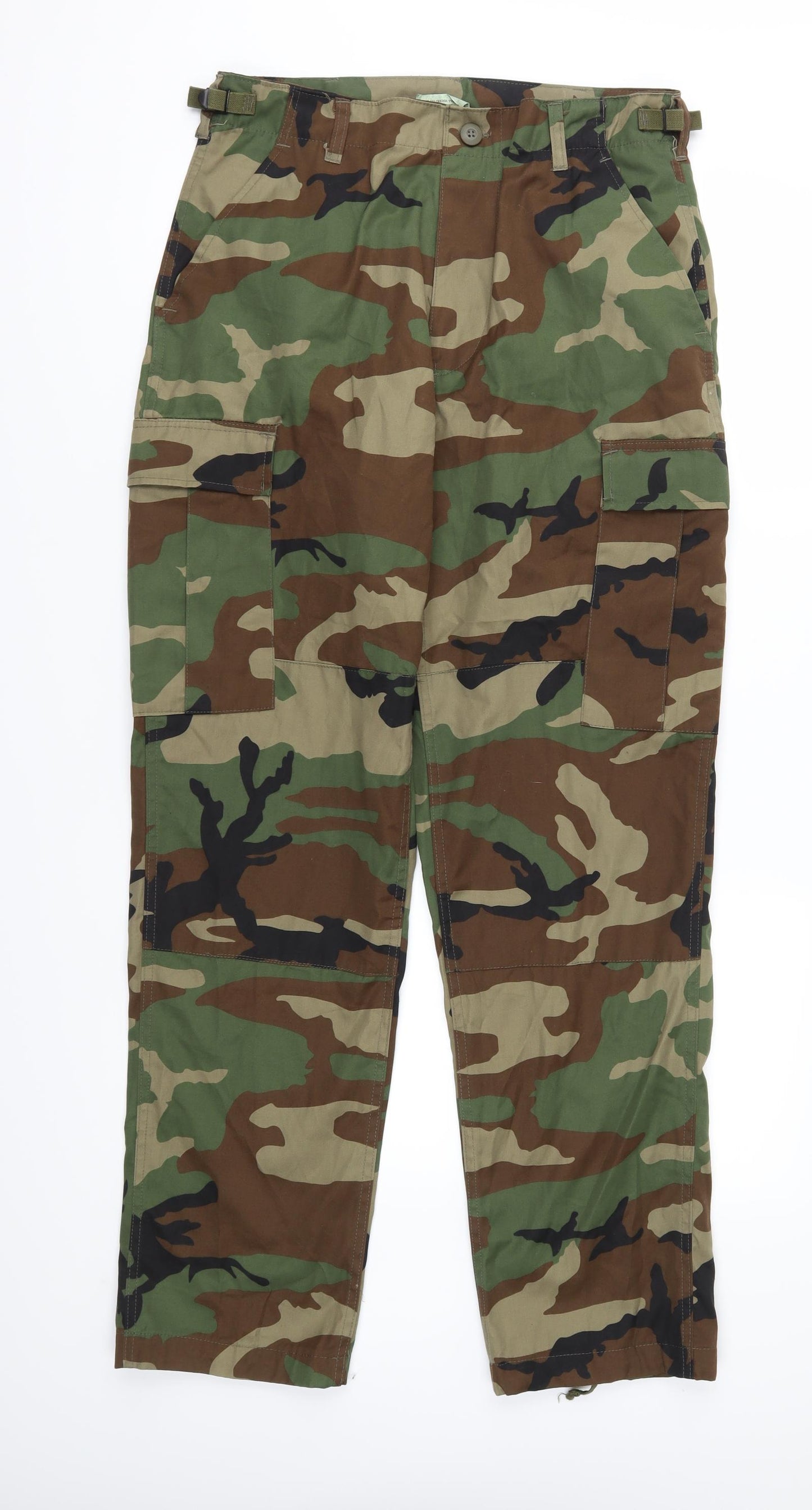 Mil-Tec Mens Multicoloured Camouflage  Cargo Trousers Size M L30 in