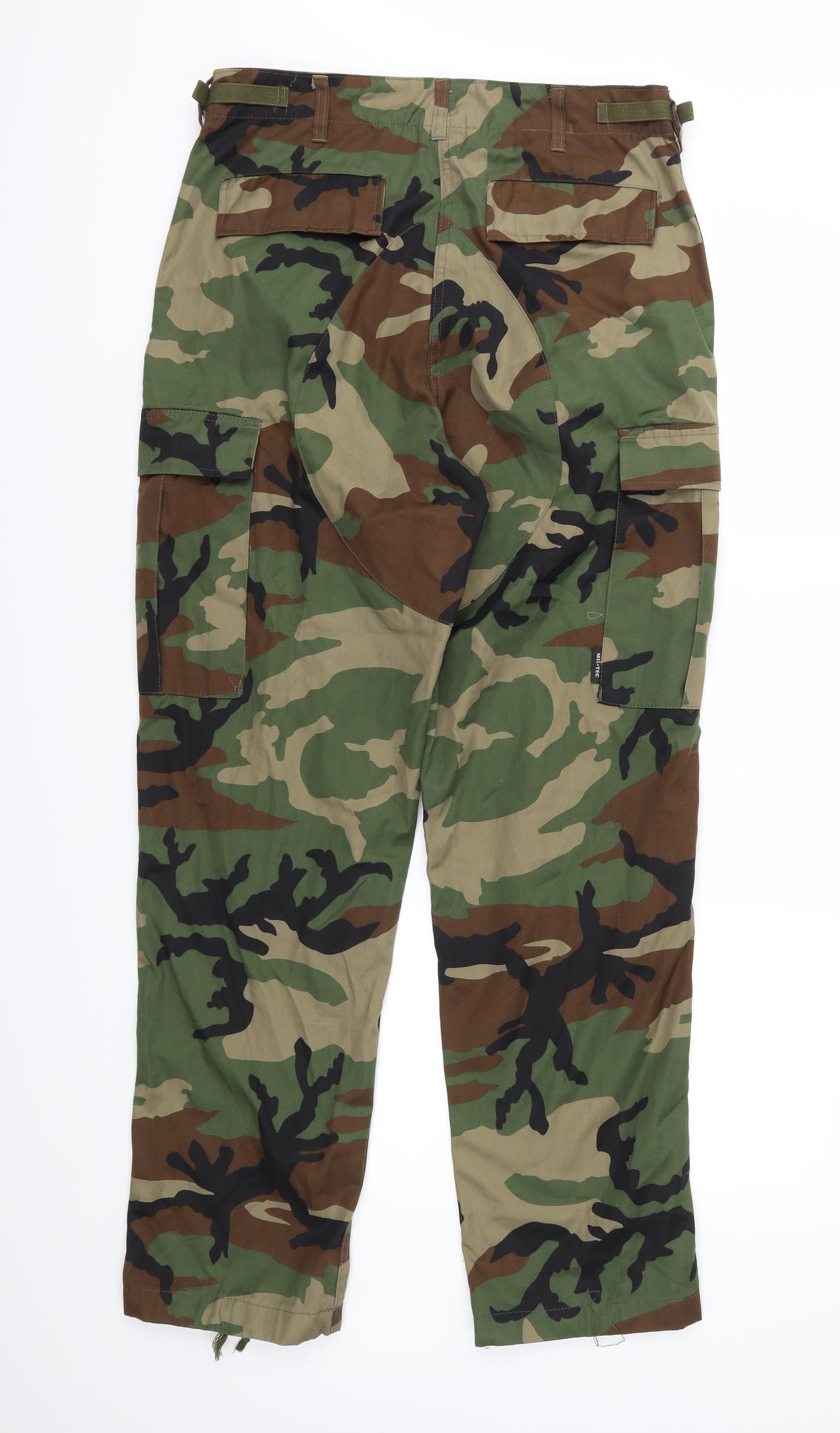 Mil-Tec Mens Multicoloured Camouflage  Cargo Trousers Size M L30 in
