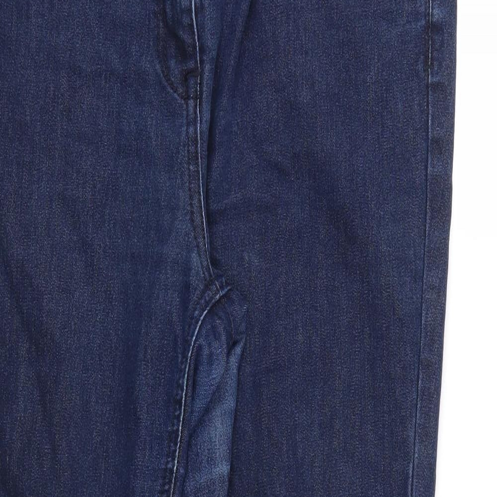 TU Womens Blue  Denim Straight Jeans Size 16 L29 in