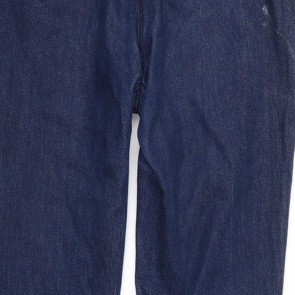 TU Womens Blue  Denim Straight Jeans Size 16 L29 in