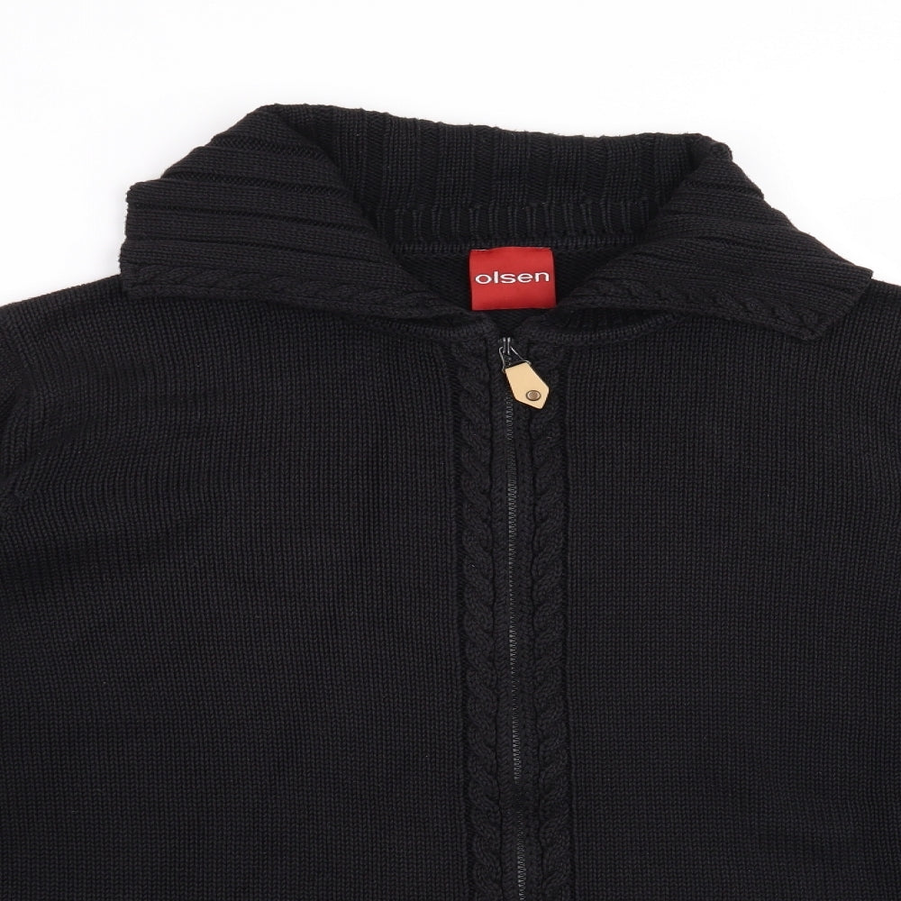 Olsen Womens Black   Cardigan Jumper Size 18