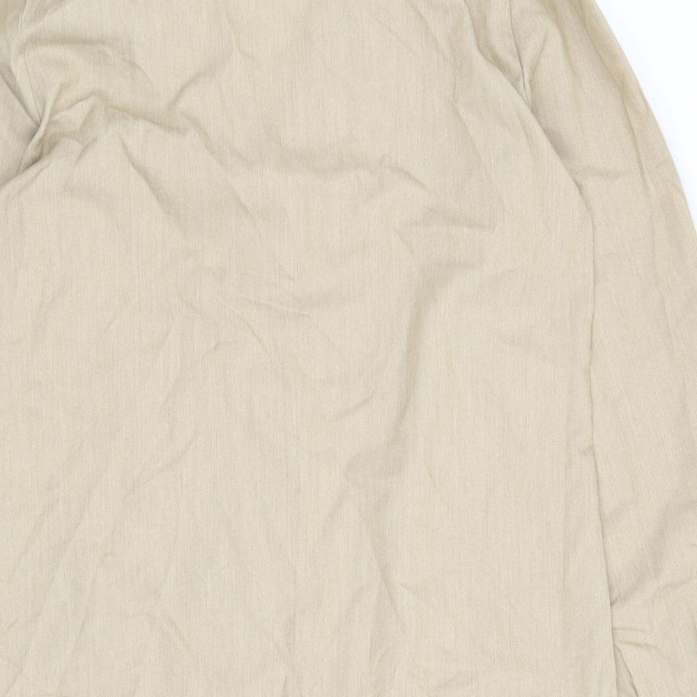 Pretty Little Thing Womens Beige   Basic T-Shirt Size 10