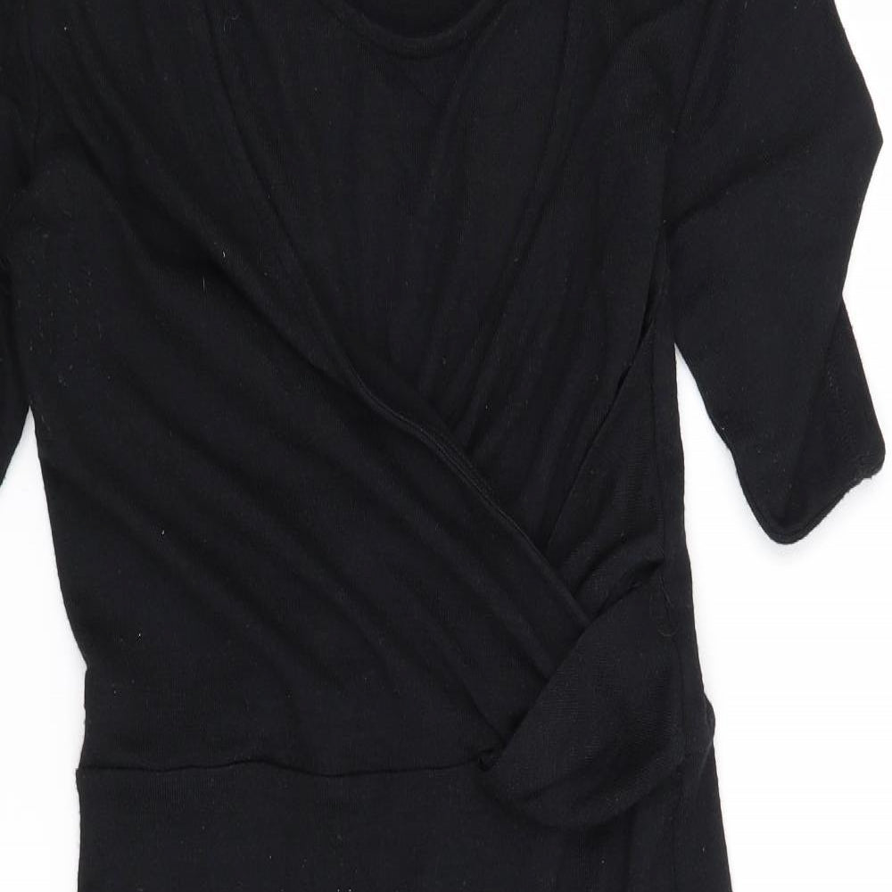 H&M Womens Black   Jumper Dress  Size XS