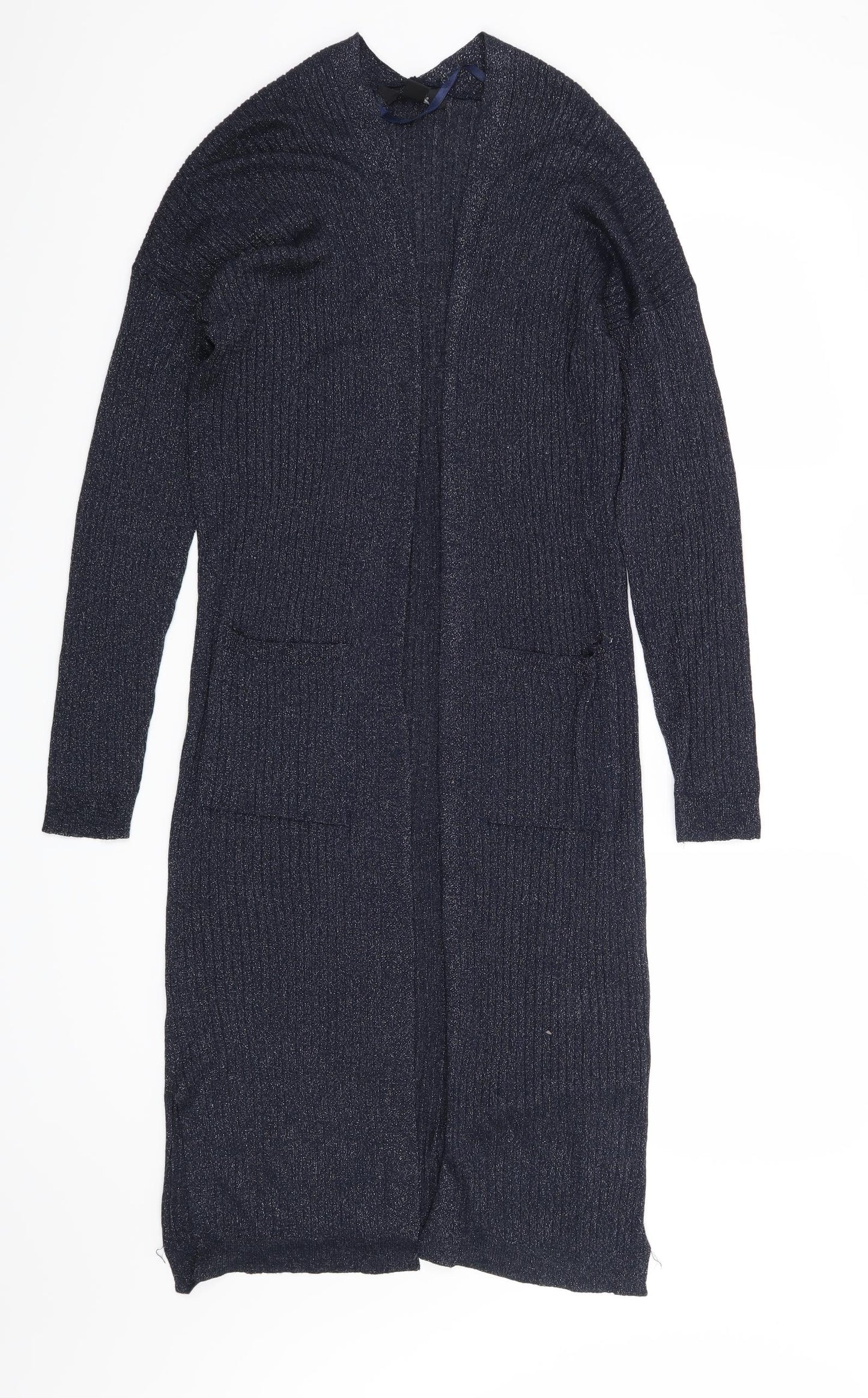 Atmosphere Womens Blue Striped  Cardigan Jumper Size 10