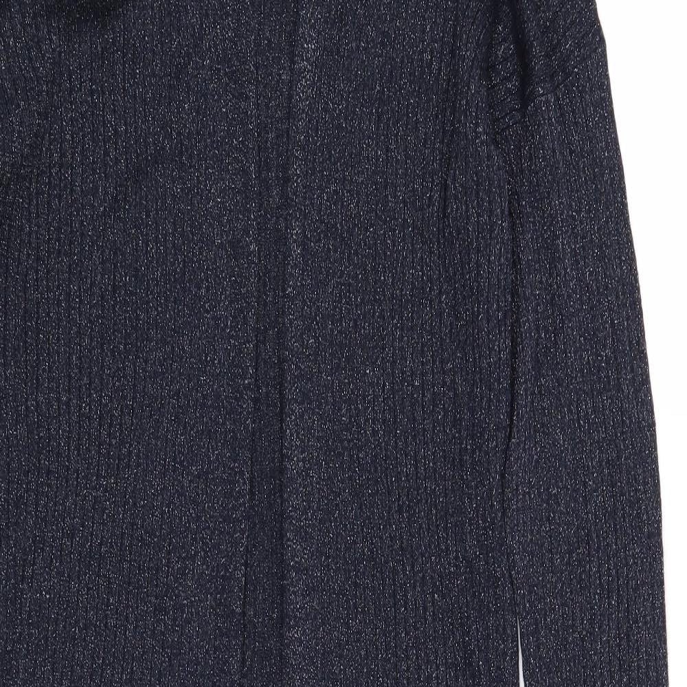 Atmosphere Womens Blue Striped  Cardigan Jumper Size 10