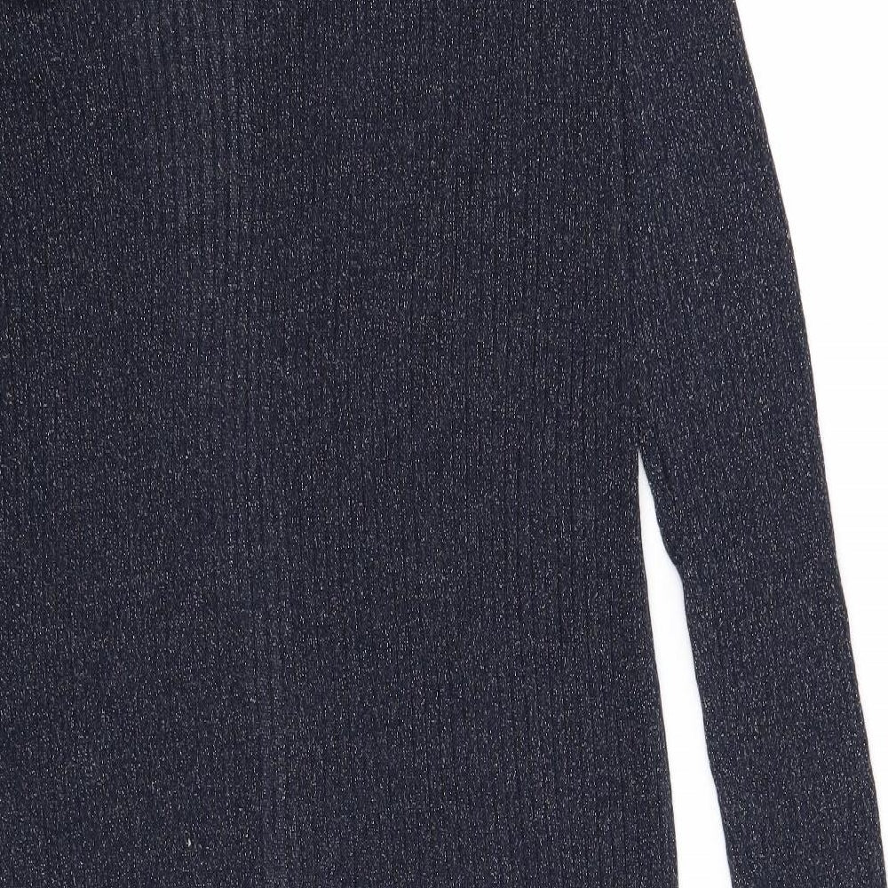 Atmosphere Womens Blue Striped  Cardigan Jumper Size 10