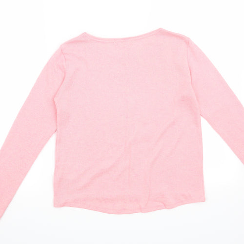 H&M Girls Pink   Pullover Sweatshirt Size 11-12 Years  - You are my Bestie