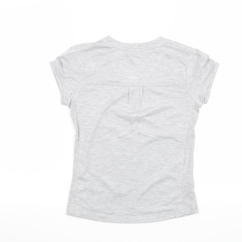 LA Gear Girls Grey   Basic T-Shirt Size 11-12 Years
