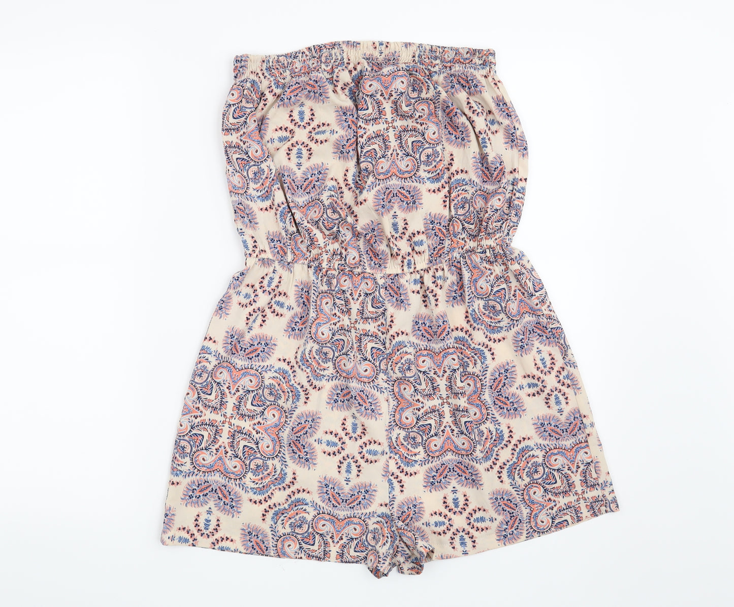 Atmosphere Womens Pink Paisley  Playsuit One-Piece Size 12