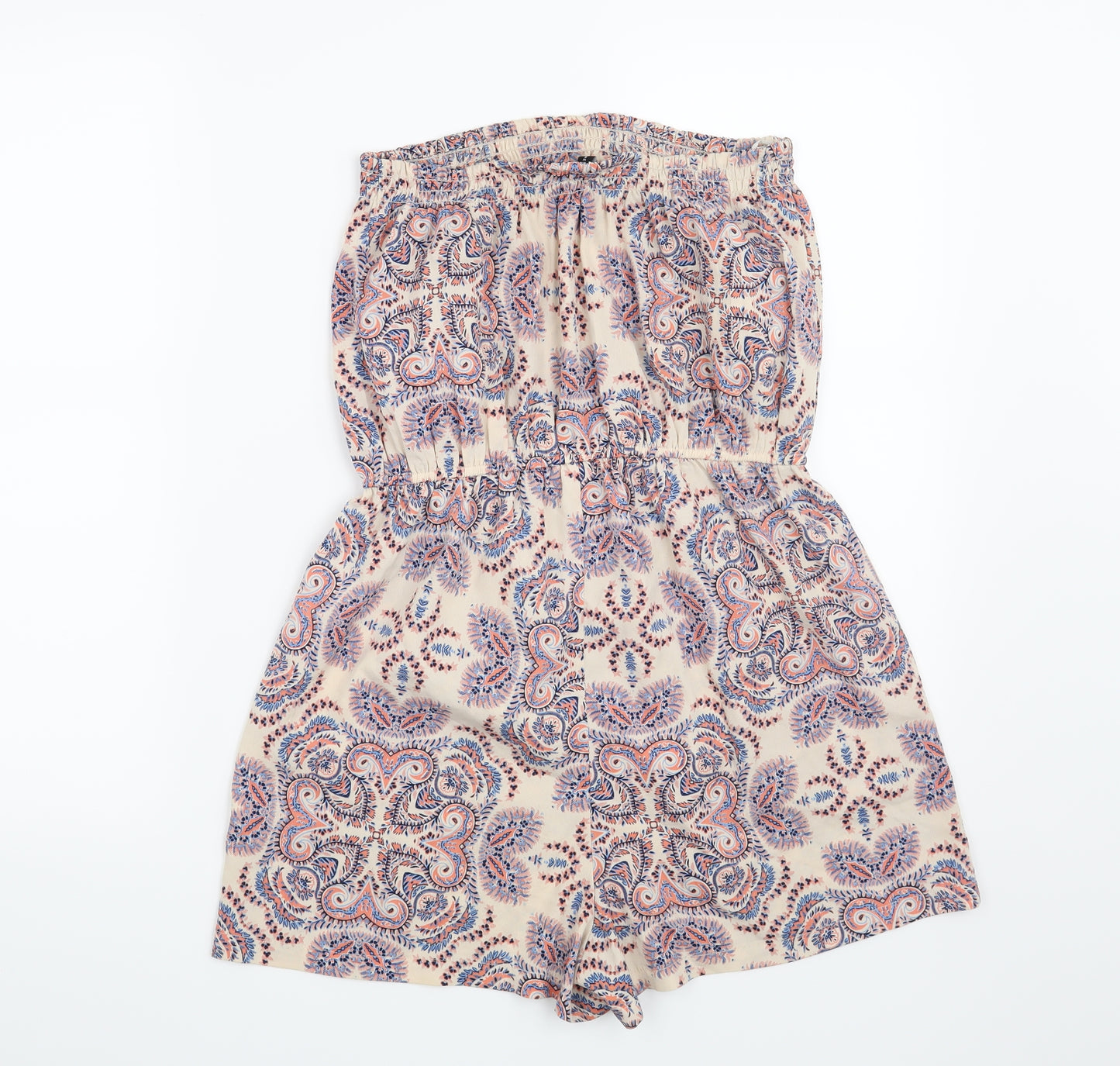 Atmosphere Womens Pink Paisley  Playsuit One-Piece Size 12
