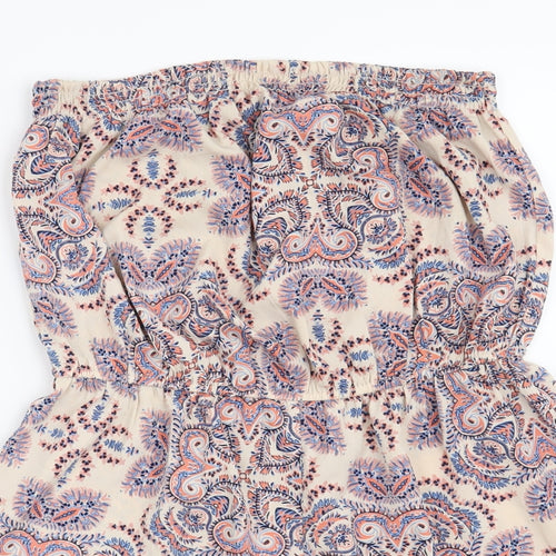 Atmosphere Womens Pink Paisley  Playsuit One-Piece Size 12