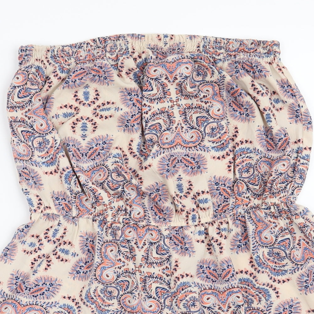 Atmosphere Womens Pink Paisley  Playsuit One-Piece Size 12