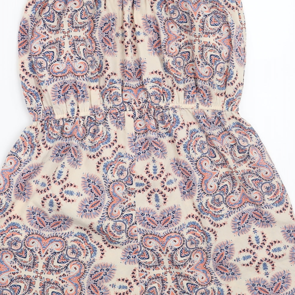 Atmosphere Womens Pink Paisley  Playsuit One-Piece Size 12