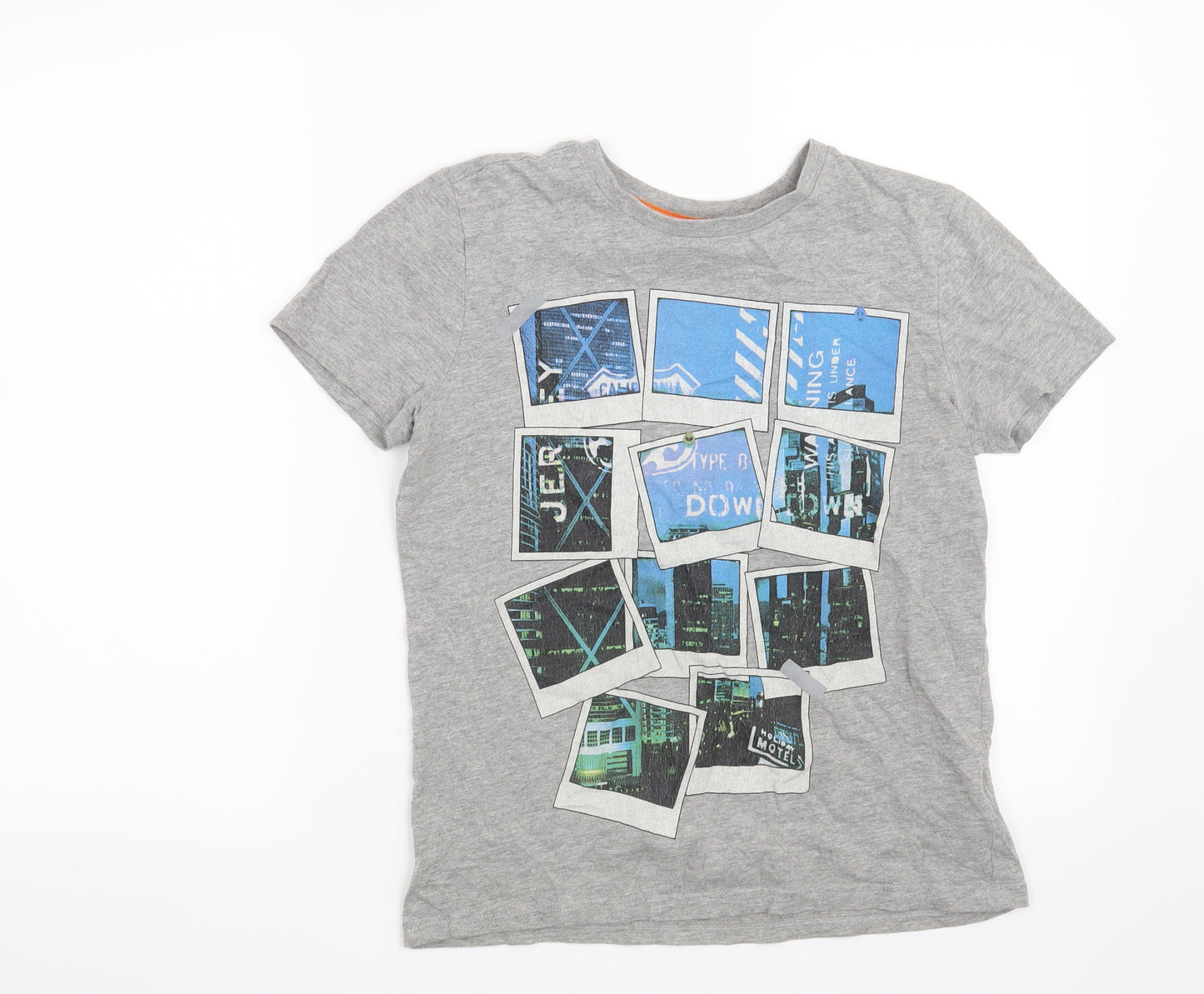 F&F Boys Grey   Basic T-Shirt Size 10-11 Years