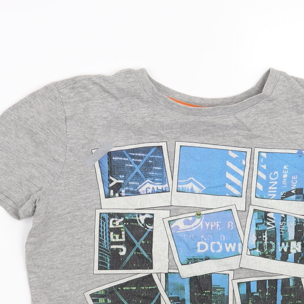 F&F Boys Grey   Basic T-Shirt Size 10-11 Years