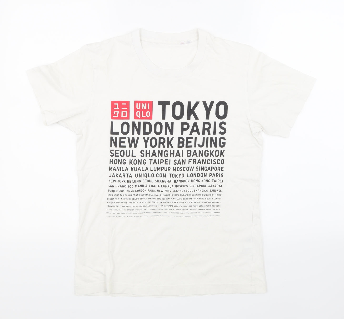 Uniqlo Mens White    T-Shirt Size XS