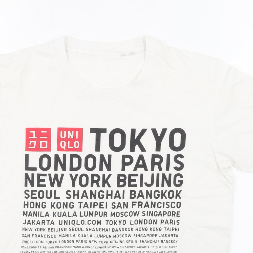 Uniqlo Mens White    T-Shirt Size XS