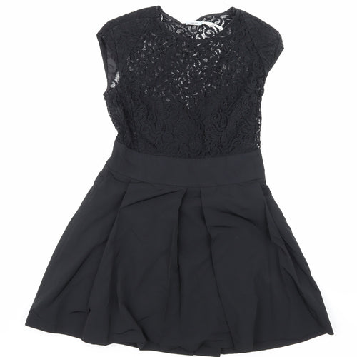 Kimchi Blue Womens Black   Skater Dress  Size S