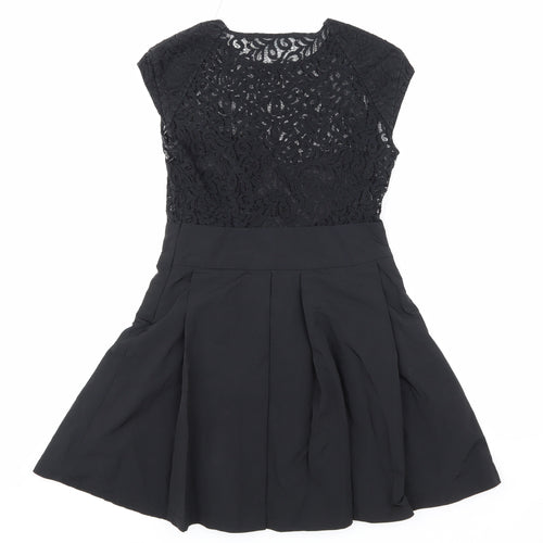 Kimchi Blue Womens Black   Skater Dress  Size S