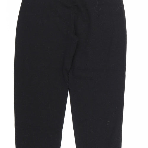 Prisma Womens Black  Knit Trousers  Size M L26 in