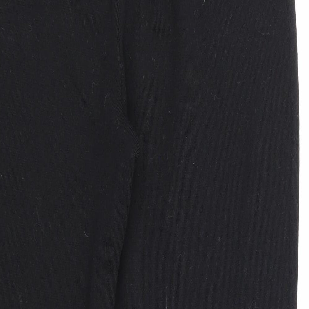 Prisma Womens Black  Knit Trousers  Size M L26 in