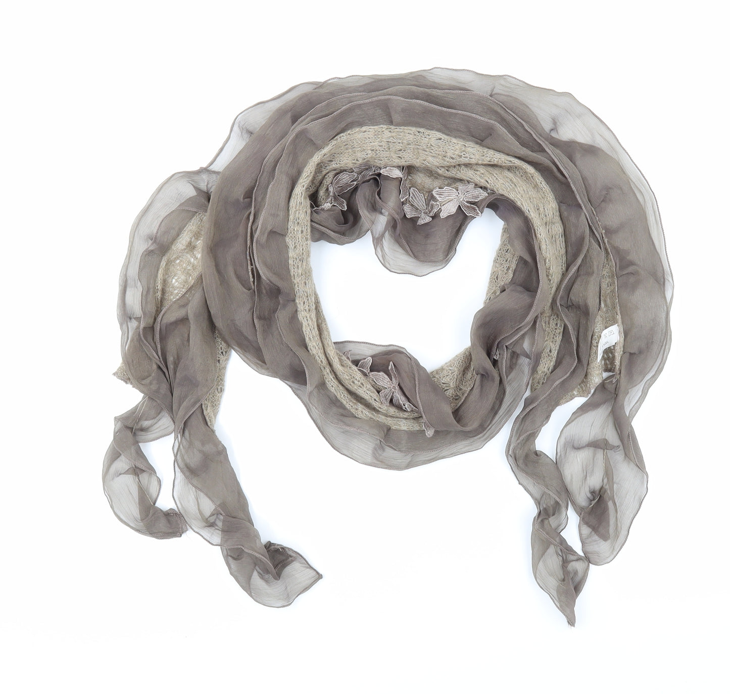 Preworn Womens Brown  Knit  Scarf