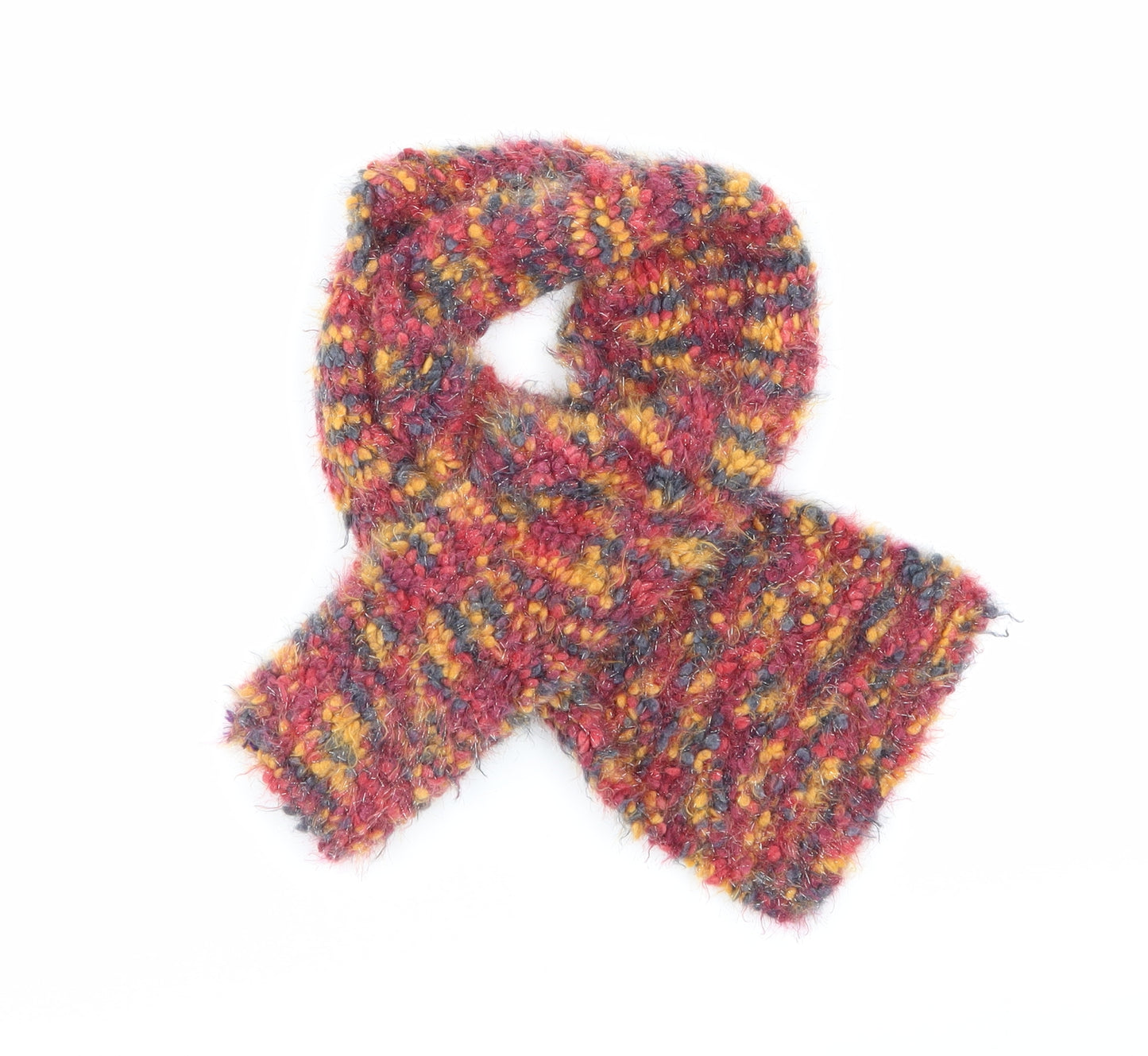 Preworn Womens Purple  Knit  Scarf