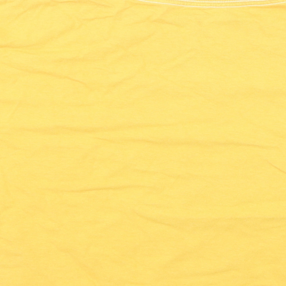 Pac Man Womens Yellow   Basic T-Shirt Size L