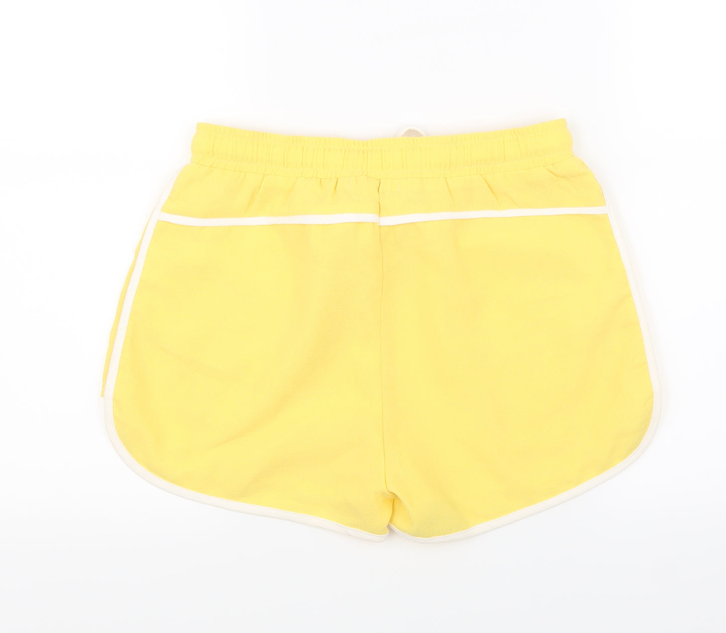 Vera & Lucy Womens Yellow   Sweat Shorts Size S