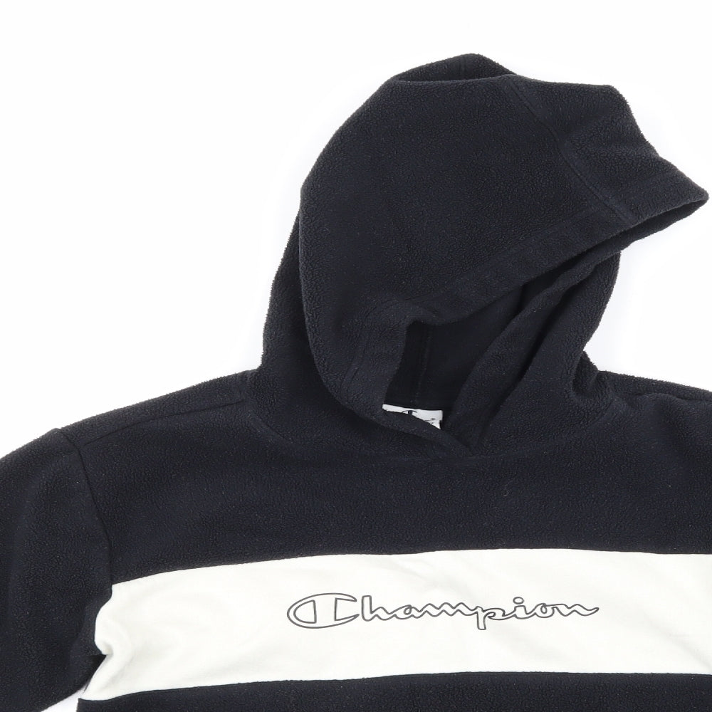 Champion Boys Blue  Fleece Pullover Hoodie Size 9-10 Years