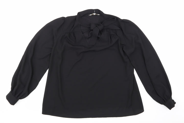 Apricot Womens Black   Basic Blouse Size 10