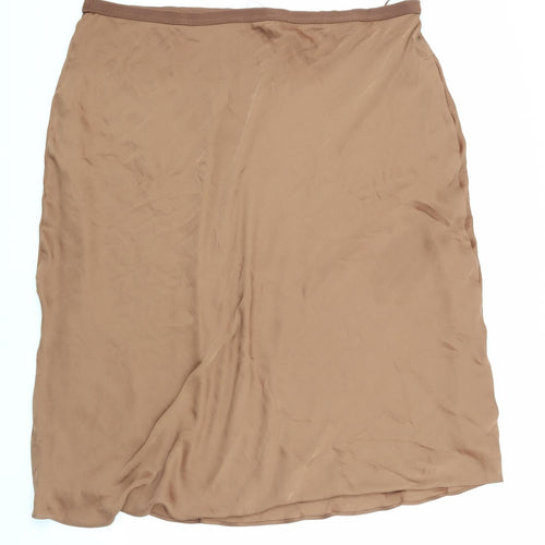 Marks and Spencer Womens Brown   A-Line Skirt Size 24