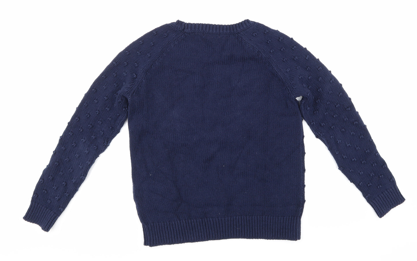 Part Two Womens Blue  Knit Pullover Jumper Size S
