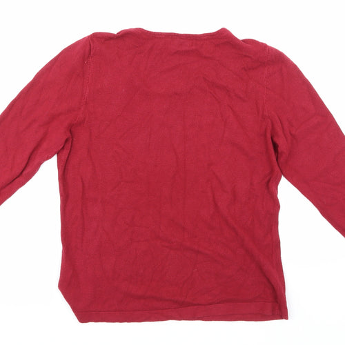 Per Una Womens Purple  Knit Pullover Jumper Size 14